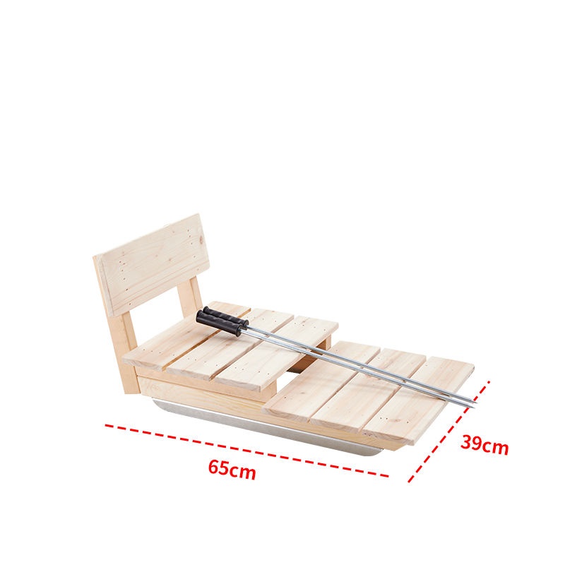 Two floors of solid wood are based on a back ice truck plus an ice cone